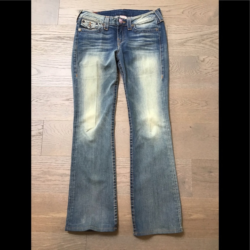 Women’s True Religion mid-rise boot cut jeans